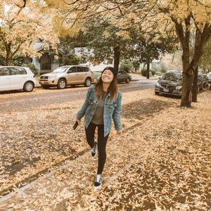 Oversized denim jacket